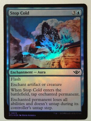 Stop Cold *FOIL Common* Magic MtG x1 OTJ Outlaws of Thunder Junction