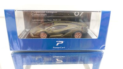 Postercars 1:64 Lamborghini Sian FKP 37 Verde Gea in Box Mint #7