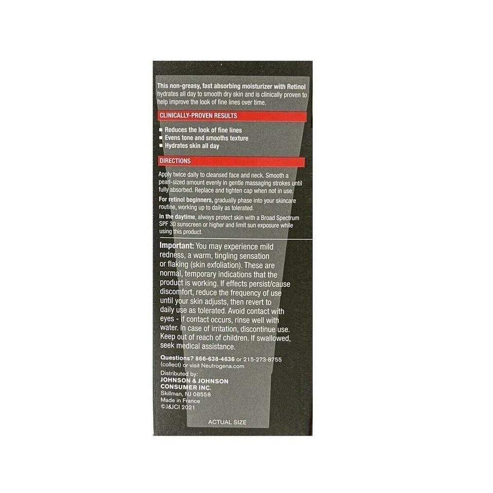 Crema hidratante facial para hombre Neutrogena Age Fighter - 1,4 oz. Nuevo en pack Foto 3 de 4