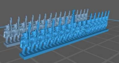 French Napoleonic Line Inf - Resin 6mm Minis