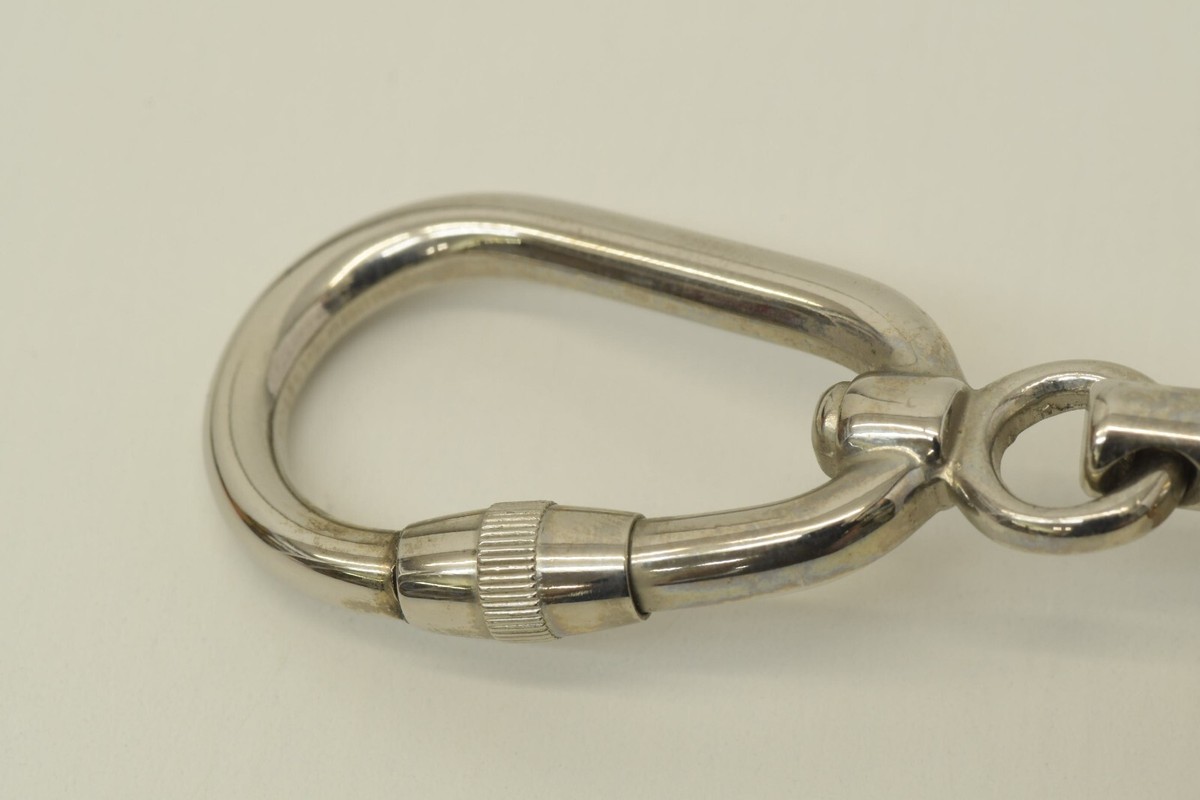 Authentic Gucci Vintage Bamboo Toggle Charm Keychain SP Clip