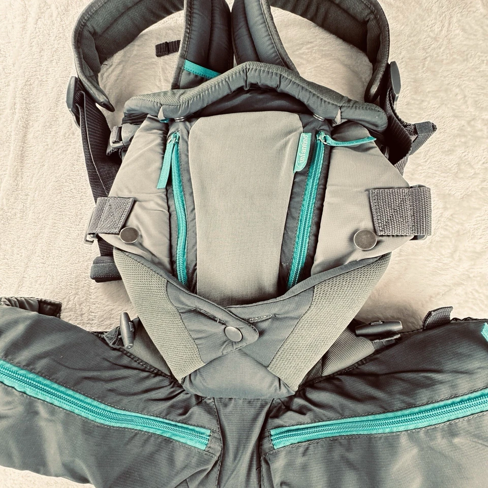 Portabebés Infantino Multi Bolsillo Gris Ajustable Foto 2 de 4