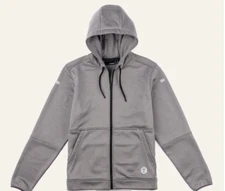 *NWT* Truewerk M2 Grid Zip Up Hoodie Men's Size L Color Heathered Gray MSRP$89