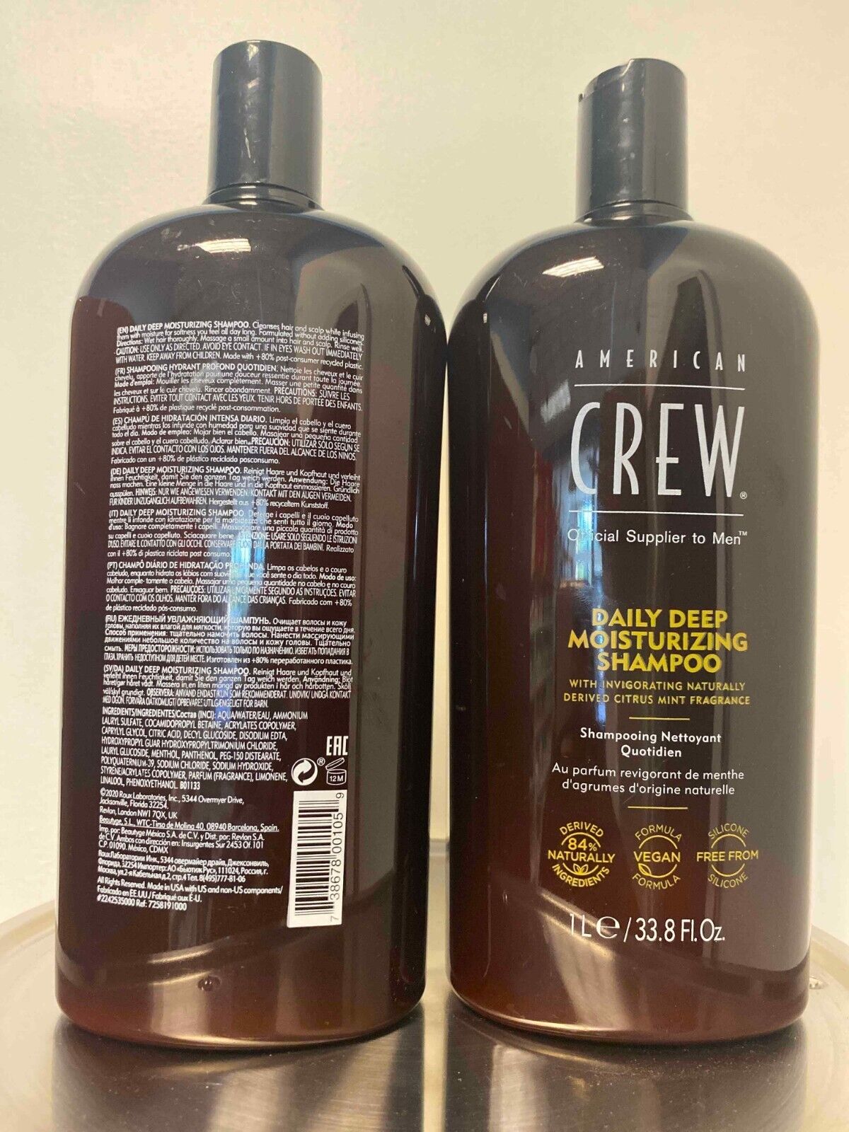 | OZ/ FL Moisturizing DAILY 2" Liter OF Shampoo Crew American 1 eBay 33.8 "PACK - DEEP