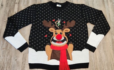 Joyin  Reindeer Christmas Ugly sweater size 2XL.