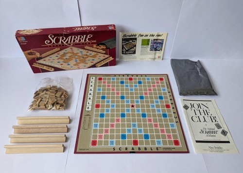 Scrabble MB Spiele komplett Vintage 1989 Top Zustand