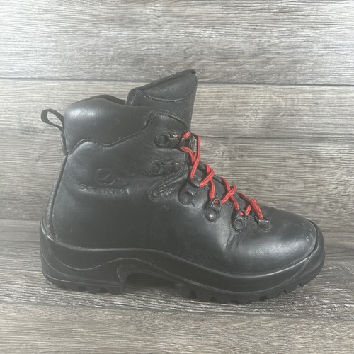 Scarpa Hiking Boots Womens Size 37 (US 6) Black Leather Lace Up Mountain Trail - Picture 1 of 24