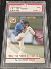 2004 Grandstand Cole Hamels ROOKIE PSA 9 MINT Florida State League Top Prospect