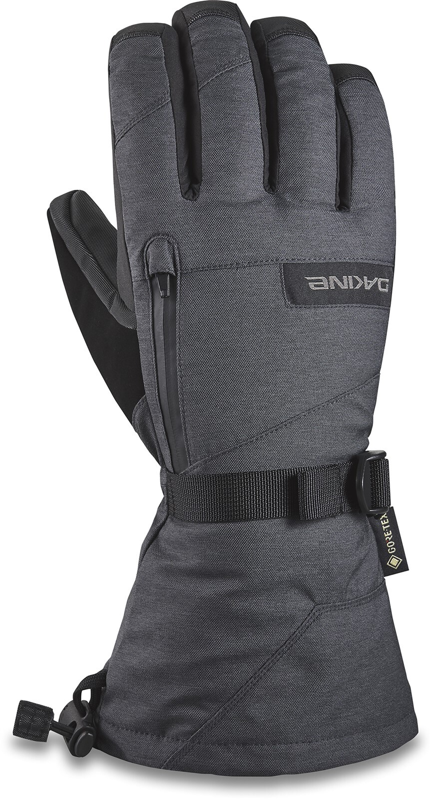 Перчатки для сноуборда Dakine Titan Gore-Tex, мужские, маленькие, карбоновые (со съемными накладками)