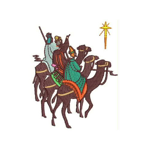 Juego de diseño de bordado - Navidad religiosa - 12 diseños - 9 formatos - memoria USB - Imagen 10 de 10