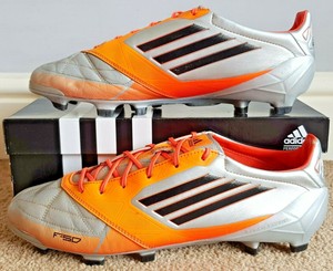 Adidas F50 Adizero FG *Pro Version* Silver/BIack/Neon Orange | eBay