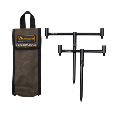 Prologic Avenger Ruten 2er- oder 3er  Buzzer Bar Kit + Transporttasche