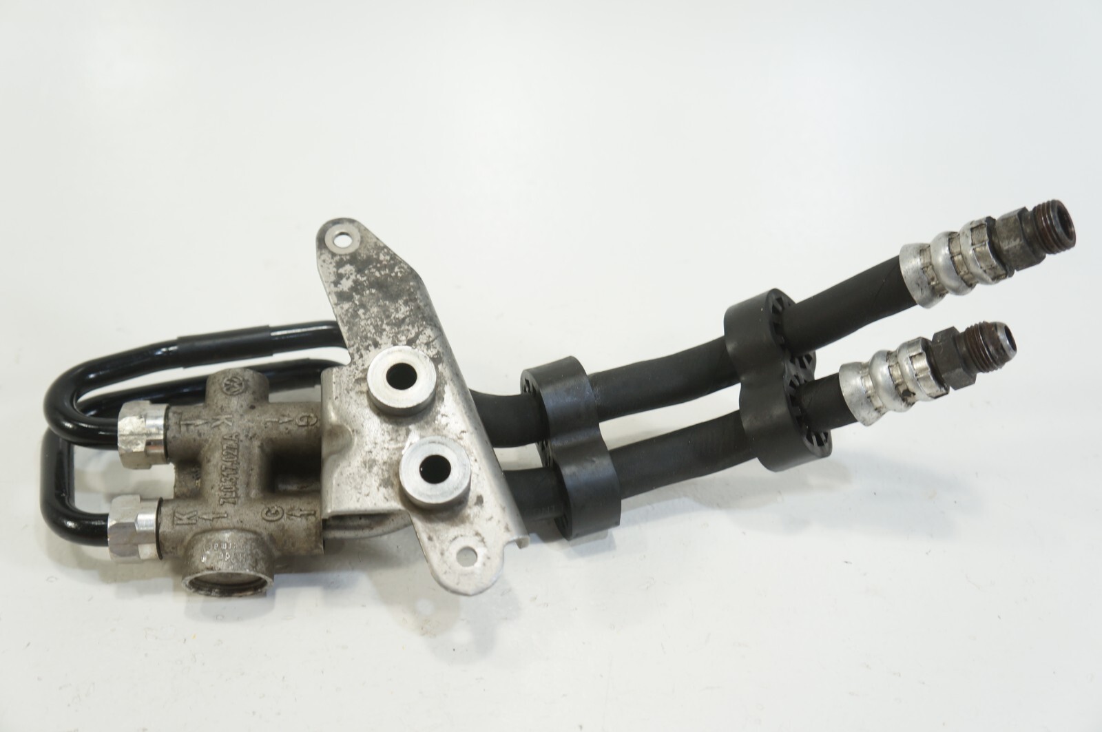 Oem Bentley GT GTC Flying Spur Right Transmission Oil Cooler Temp Valve w/ Hose