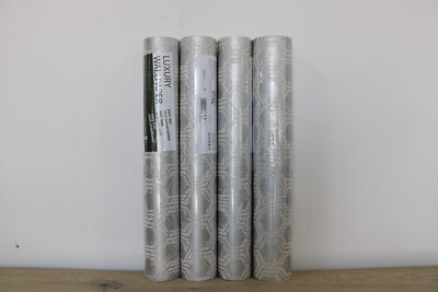 4 Rollen Vliestapete A.S Creation Luxury Wallpaper 33327-2 Creme/ Silber