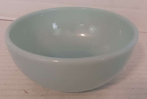 Antique Fire King Oven Ware Turquoise Blue Glass 5" Cereal Bowl FREE SHIPPING