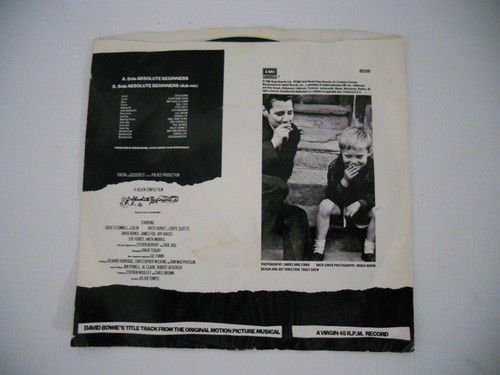 DAVID BOWIE Absolute Beginners 1986 Edited Version Vinyl 45 RPM Record - Picture 2 of 4