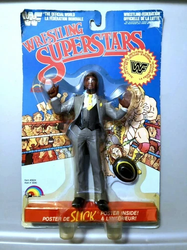 wwf ljn hasbro wrestling superstars manager slick wrestling figure.