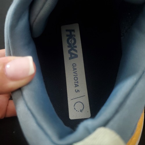 Hoka Gaviota 5 Zapatos Para Hombres 10 Anchos Piedra Caliza Diva Azul Entrenador Diario para Correr en Carretera - Imagen 15 de 16
