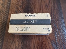 Sony Metal MP 8mm Video Tape 120 P6-120MP Lot of 10 Sealed Blank Tapes