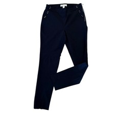 MICHAEL Michael Kors Black Zipper Detail Dress Pants Women's Size M