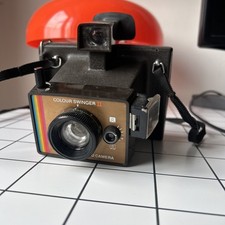 Polaroid Land Camera Super Colour Swinger II Untested Instant Camera Props Retro