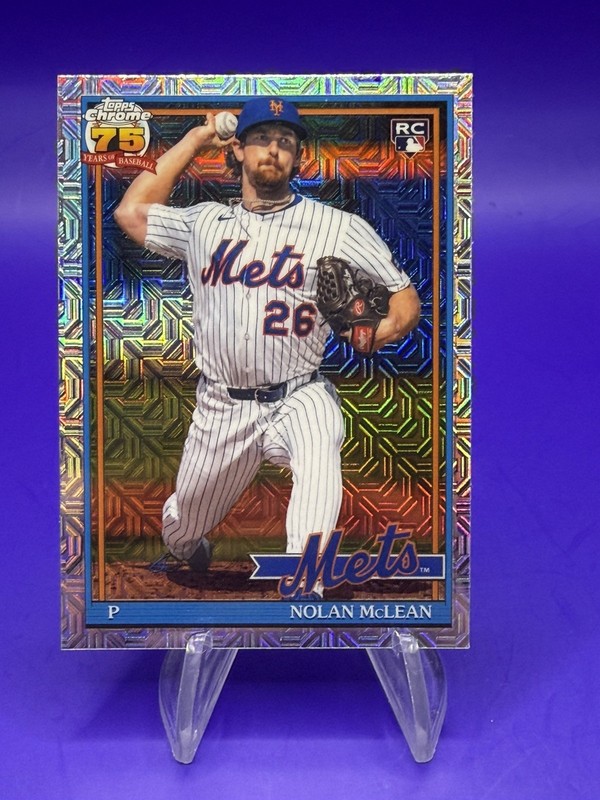 2026 Topps Series 2 - Nolan McLean Rookie Mojo Refractor Silver Pack RC - Mets