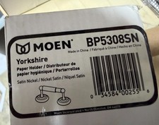 Moen Yorkshire Toilet Paper Holder   Satin Nickel BP5308SN 