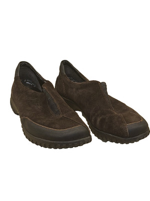 Rieker-anti-stress Women's 8 Dark Brown Suede Anti-Stress Casual Shoes