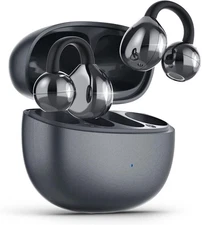 Clip on Earbuds, Open Ear Earbuds Wireless Bluetooth 5.4 with Mic, Open Ear  42H