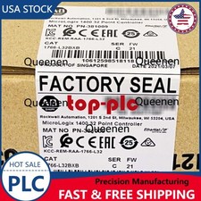 New Sealed AB 1766-L32BXB MicroLogix 1400 Controller 1766L32BXB US Free Tax