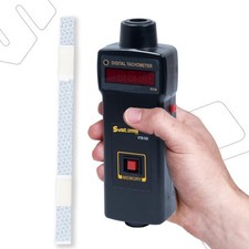 HTM-560 Non-Contact Digital Tachometer Offers Accurate and Easy-to-use RPM, M...