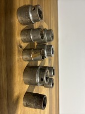 Sidchrome Vintage Socket Set 9 Pieces Made Australia