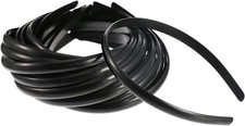 30 Pack Plastic Hair Headband Thin Skinny Plain 10 mm DIY Headbands Hair