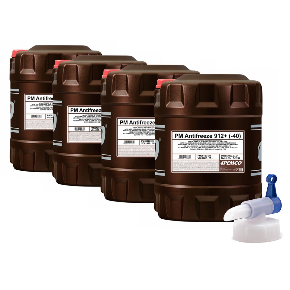 PEMCO Antifreeze 912+ Kühlerfrostschutz Konzentrat - 20L (PM0912C-20)