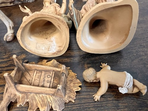 Lot Vintage Fontanini Depose Italy Nativity Figurines Christmas - Picture 11 of 13