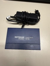 NetGear GS108 ProSafe 8-port Gigabit Switch v4 w/ Adapter FREE SHIPPING
