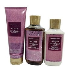 Body Blush Cardigan Gel Wash, Body Lotion and Ultimate Hydration Body Cream 3