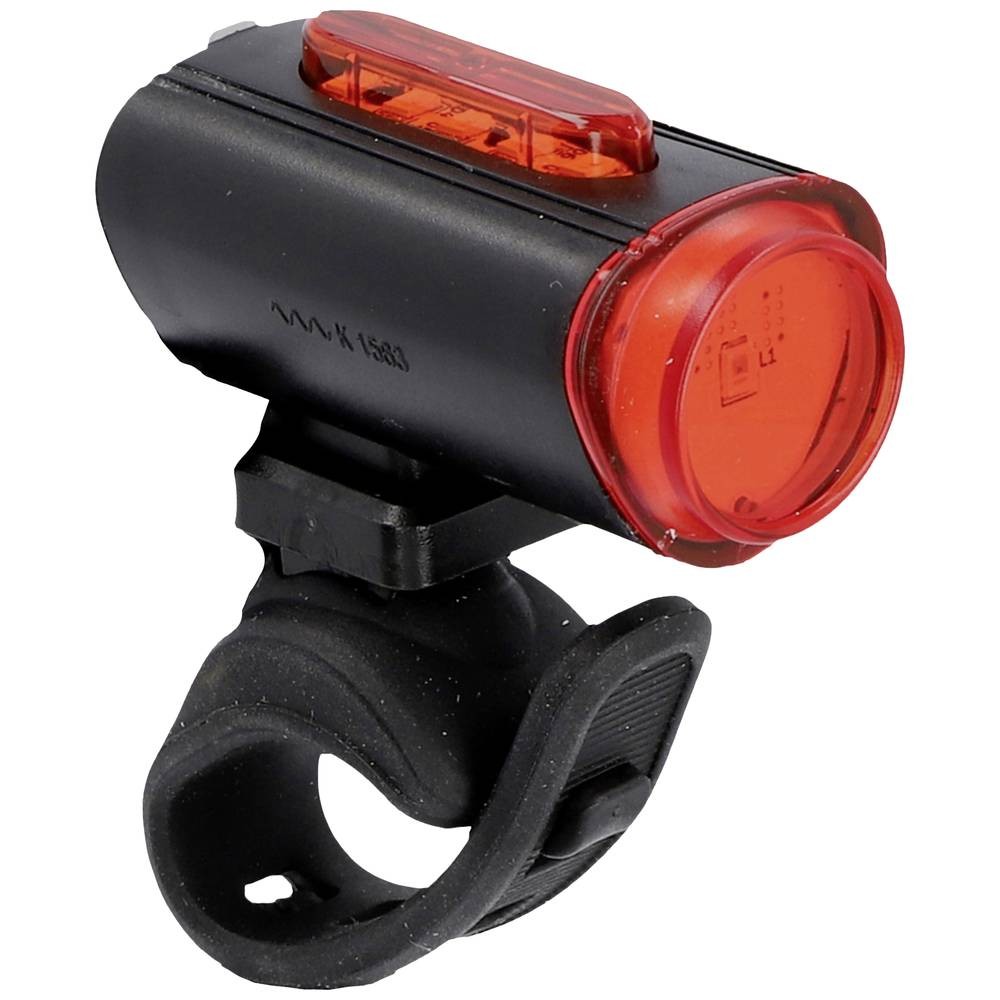 Feu arrière de vélo TWIN LED noir FISCHER boîtier robuste étanche haute technologie