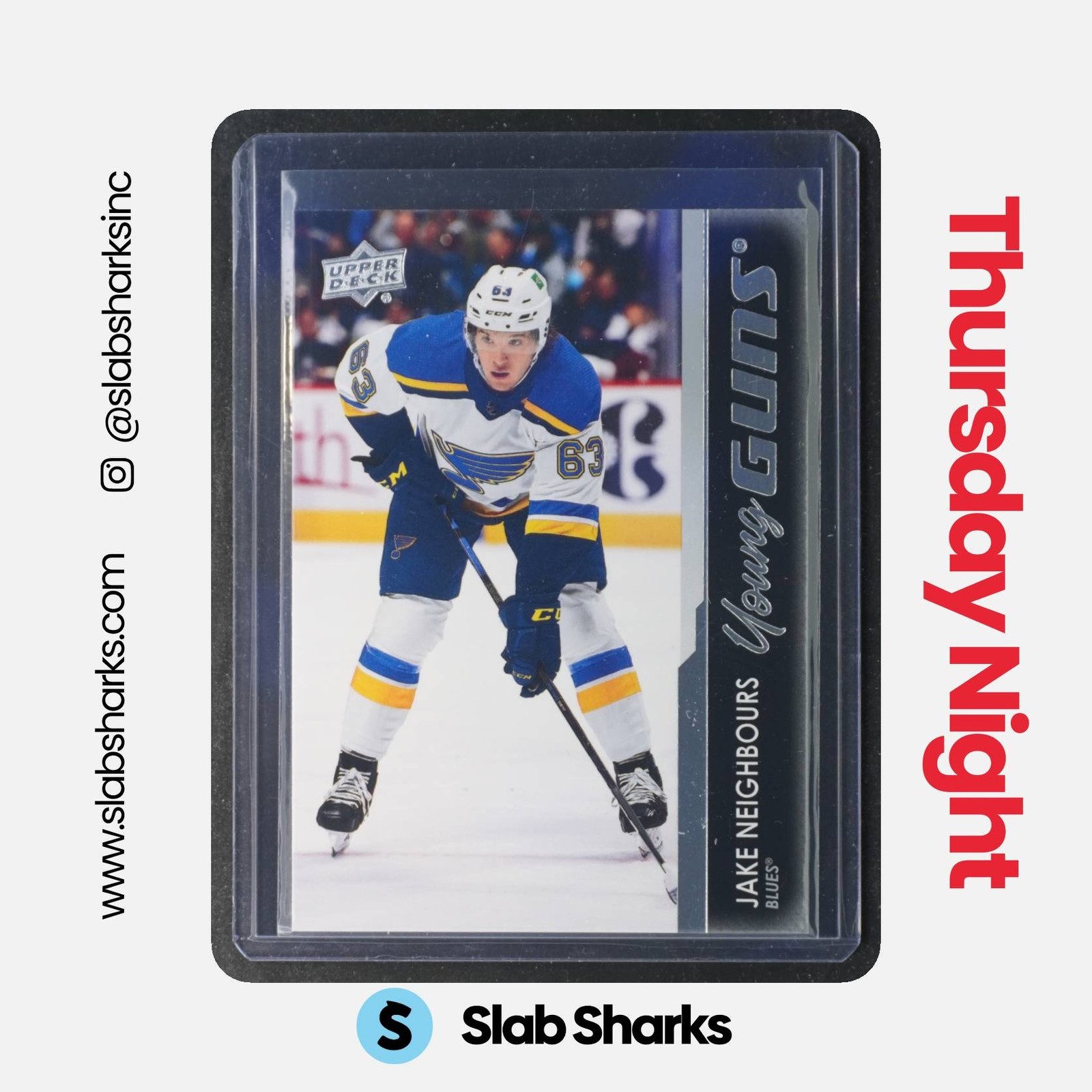 2021 UPPER DECK #467 JAKE NEIGHBOURS YOUNG GUNS RC ROOKIE