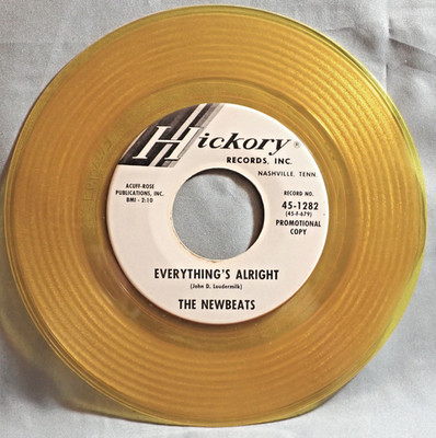 HEAR IT 60's Gold Vinyl Promo 45 rpm The Newbeats ''Everything's Alright'' 1964