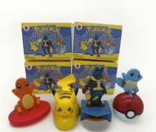 McDonald's Happy Meal Toy Complete Set Pikachu Lucario Squirtle Charmander Japan