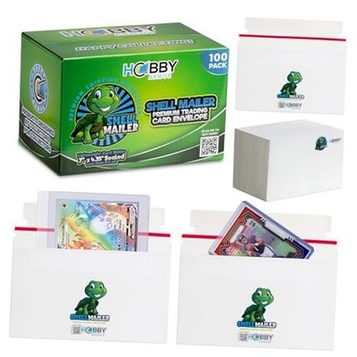 100 Pack Shell Mailer Trading Card Envelopes by , 7