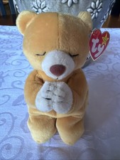 Ty Beanie Baby HOPE the Praying Bear 1998 Rare with Tag Errors Vintage Babies