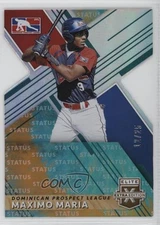 2019 Panini Elite Extra Edition Status Tie-Dye Die-Cut /25 Maximo Maria #205