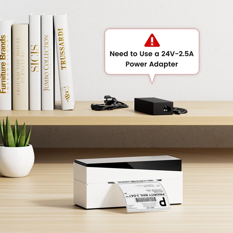 Impresora de etiquetas Bluetooth 249 Impresora de etiquetas térmicas para etiquetas de envío Royal Mail Foto 3 de 4