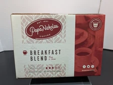 Papa Nicholas Coffee Keurig K Cup Breakfast Blend Pack 80 Ct Box Date 12/29/26