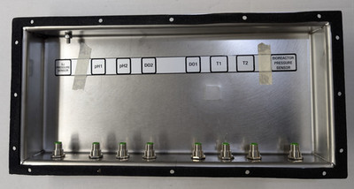 Equans Stainless Steel Bioreactor Sensor Junction Box 8-Port M12 Connector Panel