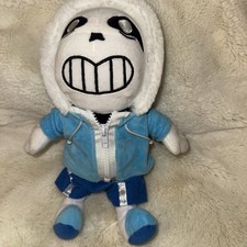 12" Light Blue Sitting Sans Plush Undertale Stuffed Animal Toys High Quality US