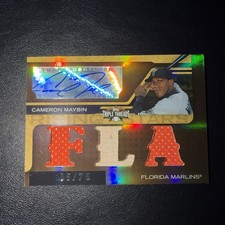 2008 Topps Baseball Triple Threads Cameron Maybin Sepia /75 #179 RARE