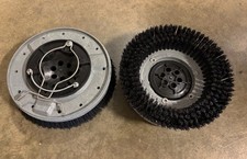 SET OF TWO, 11" POLY BRUSHES FOR SOME TENNANT WALK BEHIND SCRUBBERS